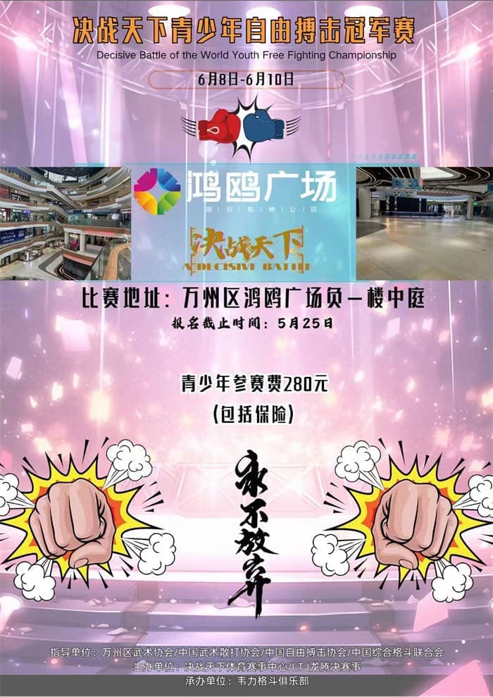中国武术散打协会决战天下青少年自由搏击冠军赛
