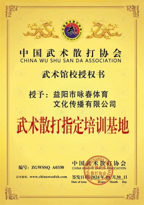 益阳市咏春体育文化传播有限公司